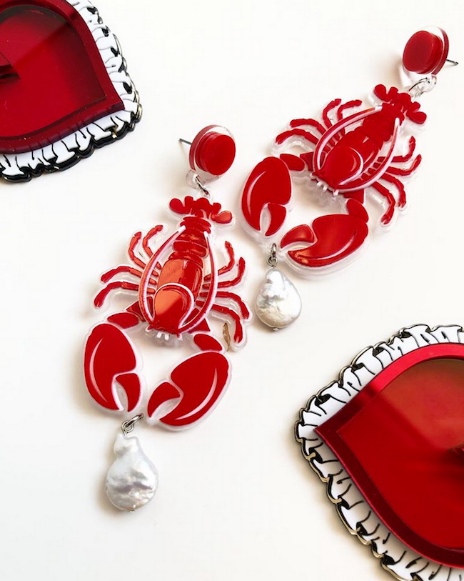 She Lobster Earrings