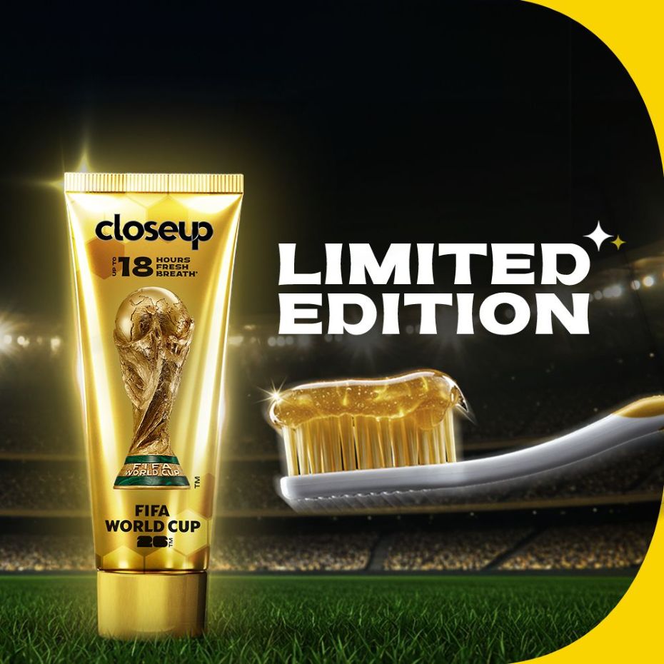 แฟนบอลเฮ! Closeup เปิดตัวยาสีฟันเจลสีทอง Closeup Gold (Limited Edition) ชวนลุ้นตั๋วที่นั่ง FIFA World Cup 2026™