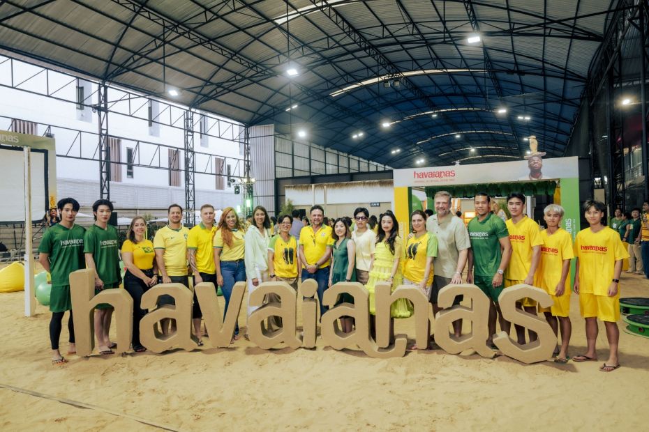 Havaianas จัดบิ๊กแมตช์รับทัวร์นาเมนต์ระดับโลกในงาน “Football Beach Party” พร้อมเปิดตัวคอลเลกชันพิเศษ “Top Nations” ร่วมฉลองจิตวิญญาณฟุตบอลสไตล์บราซิลเลียน