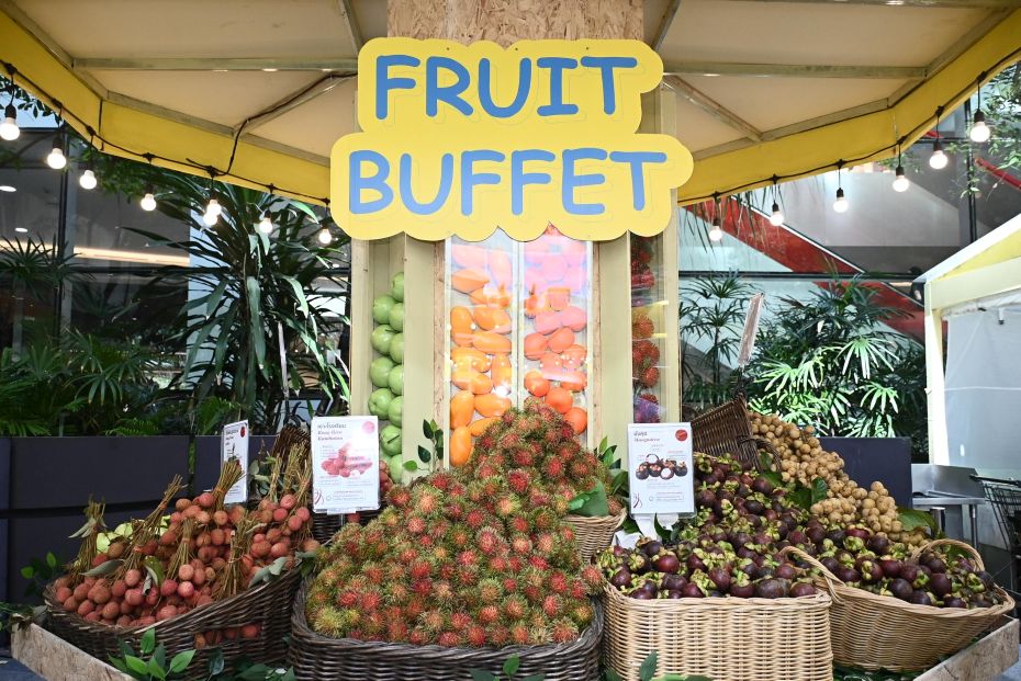 FRUIT PLAYGROUND เปลี่ยน “งานผลไม้” ให้กลายเป็นสนามเด็กเล่นใจกลางเมือง จัดเต็มทุเรียนเกรดพรีเมียม “หยิบเต็มแก้วราคาเดียว”