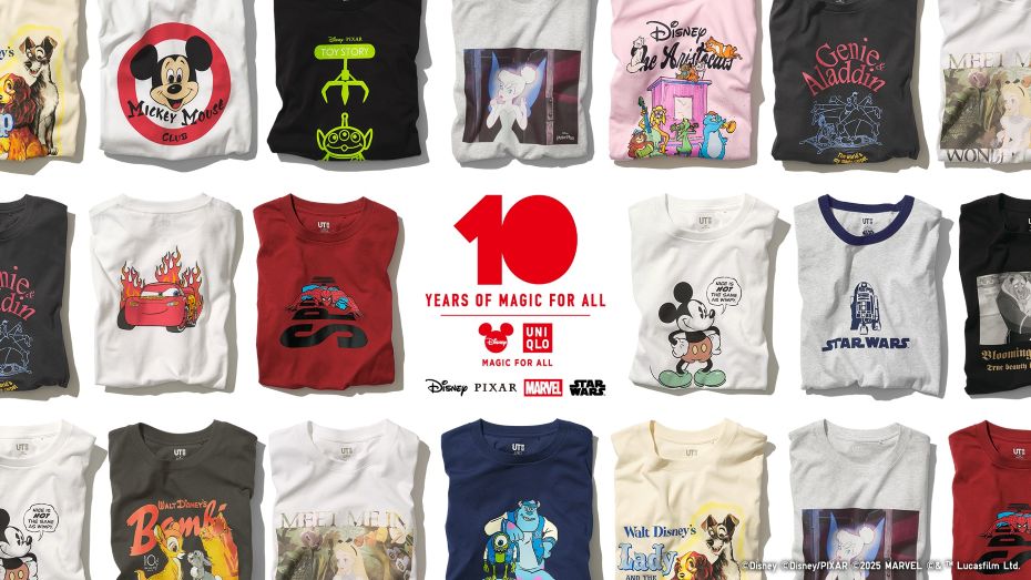 ยูนิโคล่และดิสนีย์ร่วมฉลองครบรอบ 10 ปี ผ่านคอลเลคชัน MAGIC FOR ALL พร้อมโปรเจกต์ต่างๆ มากมาย
