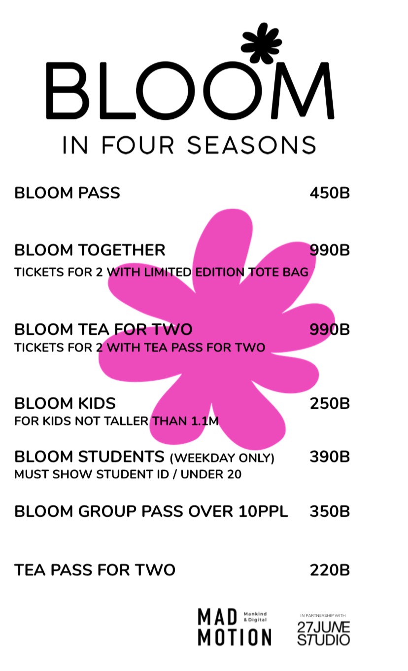 “BLOOM in Four Seasons – The Heart-Blossoming Immersive Experience ...